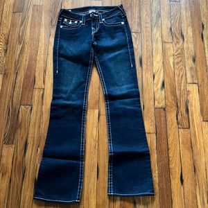 True Religion Crystal Boot Cut Jeans